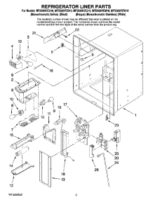 02 - Refrigerator Liner Parts parts for Maytag Refrigerator MFI2569VEM10 from AppliancePartsPros.com