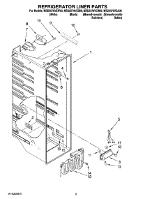 02 - Refrigerator Liner Parts parts for Maytag Refrigerator MSD2576VEM00 from AppliancePartsPros.com
