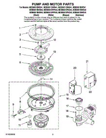 08 - Pump And Motor Parts parts for Maytag Dishwasher MDB8951BWQ41 from AppliancePartsPros.com