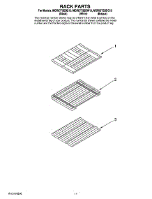 07 - Rack Parts, Optional Parts (Not Included) parts for Maytag Range MGR6775BDW13 from AppliancePartsPros.com