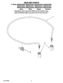 05 - Heater Parts parts for Maytag Dishwasher MDBH955AWQ42 from AppliancePartsPros.com