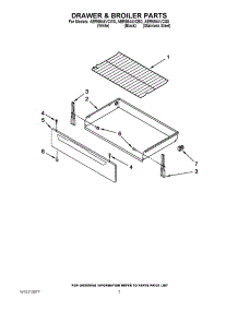 04 - Drawer & Broiler Parts parts for Maytag Range AER5844VCW0 from AppliancePartsPros.com