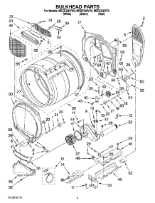 03 - Bulkhead Parts parts for Maytag Dryer MEDE500VP0 from AppliancePartsPros.com