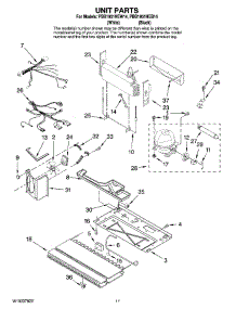 06 - Unit Parts parts for Maytag Refrigerator PBB1951HEW14 from AppliancePartsPros.com