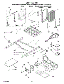 09 - Unit Parts parts for Maytag Refrigerator MSD2576VEW00 from AppliancePartsPros.com
