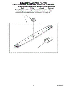 04 - Lower Washarm Parts parts for Maytag Dishwasher MDBH945AWS0 from AppliancePartsPros.com
