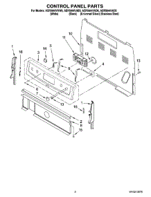 02 - Control Panel Parts parts for Maytag Range AER5844VAD0 from AppliancePartsPros.com