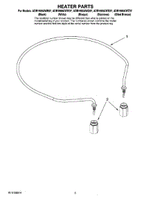 05 - Heater Parts parts for Maytag Dishwasher ADB1500AWQ37 from AppliancePartsPros.com
