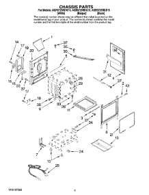03 - Chassis Parts parts for Maytag Range AGR5725RDQ15 from AppliancePartsPros.com