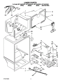 03 - Liner Parts parts for Maytag Refrigerator MTF1842EEB01 from AppliancePartsPros.com
