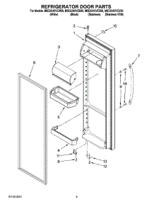 06 - Refrigerator Door Parts parts for Maytag Refrigerator MSD2242VES00 from AppliancePartsPros.com