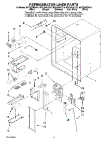 02 - Refrigerator Liner Parts parts for Maytag Refrigerator MFI2266AEU10 from AppliancePartsPros.com