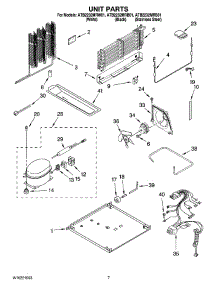 04 - Unit Parts parts for Maytag Refrigerator ATB2232MRW01 from AppliancePartsPros.com