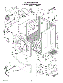 02 - Cabinet Parts parts for Maytag Dryer MGD9700SB0 from AppliancePartsPros.com