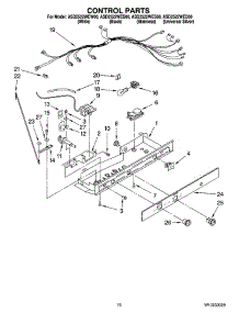 11 - Control Parts parts for Maytag Refrigerator ASD2522WEW00 from AppliancePartsPros.com