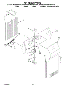 10 - Air Flow Parts parts for Maytag Refrigerator MSD2254VEQ01 from AppliancePartsPros.com