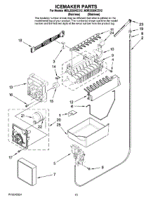 08 - Icemaker Parts, Optional Parts parts for Maytag Refrigerator MBL2556KES12 from AppliancePartsPros.com
