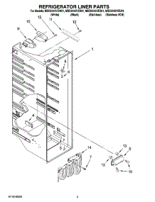 02 - Refrigerator Liner Parts parts for Maytag Refrigerator MSD2242VES01 from AppliancePartsPros.com
