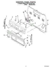 02 - Control Panel Parts parts for Maytag Range AER5821VAS0 from AppliancePartsPros.com