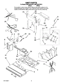 06 - Unit Parts parts for Maytag Refrigerator MBF2562HEW13 from AppliancePartsPros.com