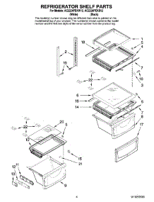 03 - Refrigerator Shelf Parts parts for Maytag Refrigerator AC2224PEKW12 from AppliancePartsPros.com