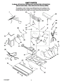 05 - Unit Parts parts for Maytag Refrigerator MFD2562VEB10 from AppliancePartsPros.com