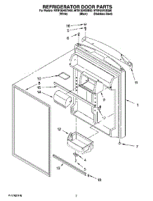 04 - Refrigerator Door Parts parts for Maytag Refrigerator MTB1954EES00 from AppliancePartsPros.com