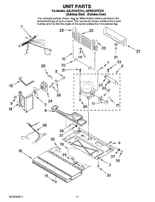 06 - Unit Parts parts for Maytag Refrigerator ABL2533FES12 from AppliancePartsPros.com