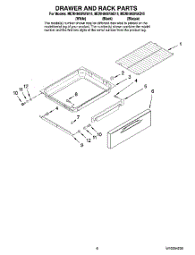 05 - Drawer And Rack Parts parts for Maytag Range MERH865RAQ15 from AppliancePartsPros.com