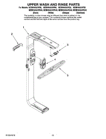 10 - Upper Wash And Rinse Parts, Optional Parts (Not Included) parts for Maytag Dishwasher MDBH945AWQ0 from AppliancePartsPros.com