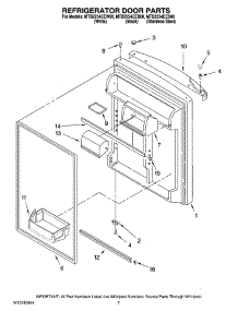 04 - Refrigerator Door Parts parts for Maytag Refrigerator MTB2254EES00 from AppliancePartsPros.com