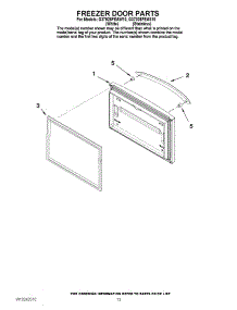 07 - Freezer Door Parts parts for Maytag Refrigerator G37026FEAW10 from AppliancePartsPros.com