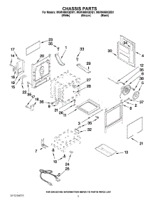03 - Chassis Parts parts for Maytag Range MGRH865QDB1 from AppliancePartsPros.com