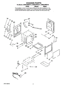03 - Chassis Parts parts for Maytag Range AGR5725RDW16 from AppliancePartsPros.com