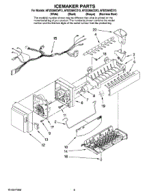 05 - Icemaker Parts parts for Maytag Refrigerator AFI2538AEQ13 from AppliancePartsPros.com