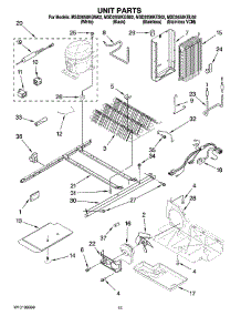 09 - Unit Parts parts for Maytag Refrigerator MSD2658KGB02 from AppliancePartsPros.com