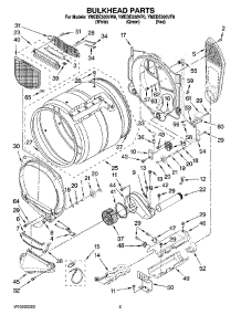 03 - Bulkhead Parts parts for Maytag Dryer YMEDE500VF0 from AppliancePartsPros.com