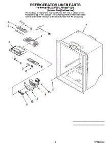 04 - Refrigerator Liner Parts parts for Maytag Refrigerator ABR2227FES12 from AppliancePartsPros.com