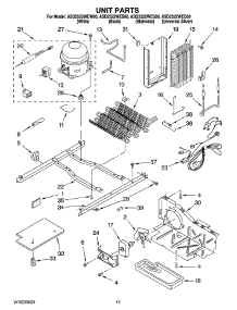 09 - Unit Parts parts for Maytag Refrigerator ASD2522WEB00 from AppliancePartsPros.com