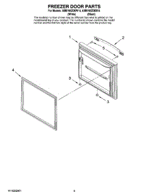 05 - Freezer Door Parts parts for Maytag Refrigerator ABB192ZDEB14 from AppliancePartsPros.com
