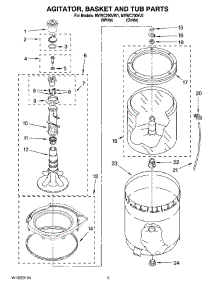 03 - Agitator, Basket And Tub Parts parts for Maytag Washer MVWC700VJ1 from AppliancePartsPros.com