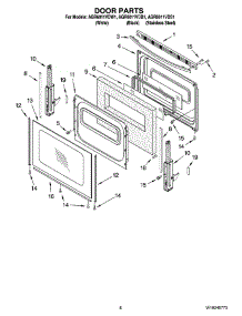 06 - Door Parts, Optional Parts (Not Included) parts for Maytag Range AGR6011VDB1 from AppliancePartsPros.com