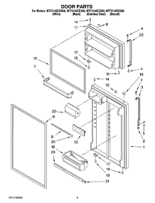 02 - Door Parts parts for Maytag Refrigerator MTF2142EEQ00 from AppliancePartsPros.com