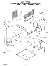 04 - Unit Parts parts for Maytag Refrigerator MTF2142EEW01 from AppliancePartsPros.com