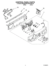 03 - Control Panel Parts parts for Maytag Washer MHWE900VJ00 from AppliancePartsPros.com