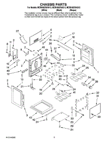 03 - Chassis Parts parts for Maytag Range MERH865RAW13 from AppliancePartsPros.com