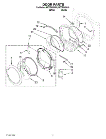 04 - Door Parts, Optional Parts (Not Included) parts for Maytag Dryer MEDE900VW0 from AppliancePartsPros.com