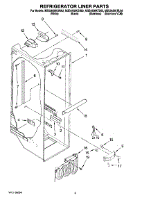 02 - Refrigerator Liner Parts parts for Maytag Refrigerator MSD2658KEU02 from AppliancePartsPros.com