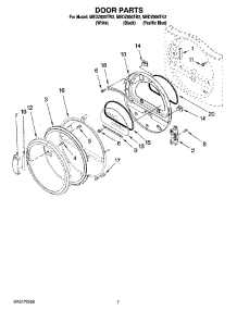 04 - Door Parts, Optional Parts (Not Included) parts for Maytag Dryer MEDZ600TK2 from AppliancePartsPros.com