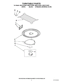 05 - Turntable Parts parts for Maytag Microwave AMV2174VAD1 from AppliancePartsPros.com